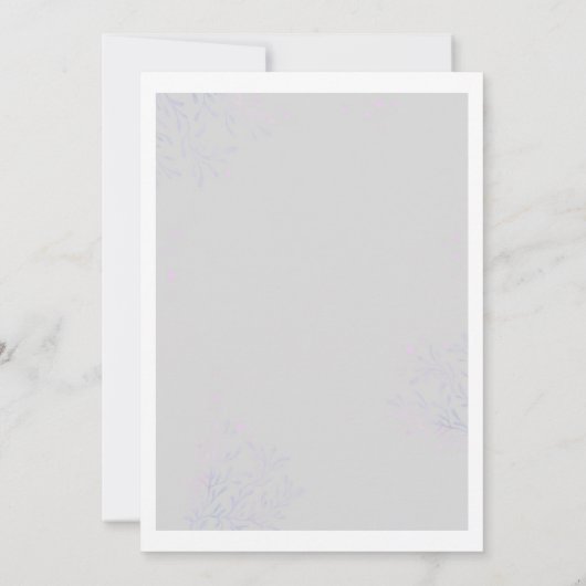 Onder het Zee thema 2e verjaardag uitnodiging Kaar (Achterkant)