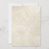 Onder-het-Zee Thema Elegant Pearl Baby shower Kaart (Achterkant)