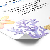 Onder het zee Time Capsule 1e verjaardag Poster (Hoek)