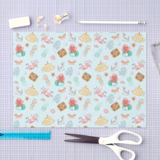 Onder het Zee Tissuepapier (Craft)