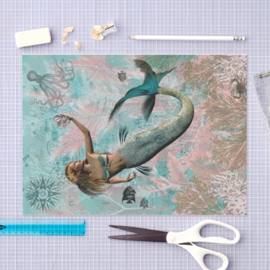 Onder het Zee Tissuepapier (Craft)