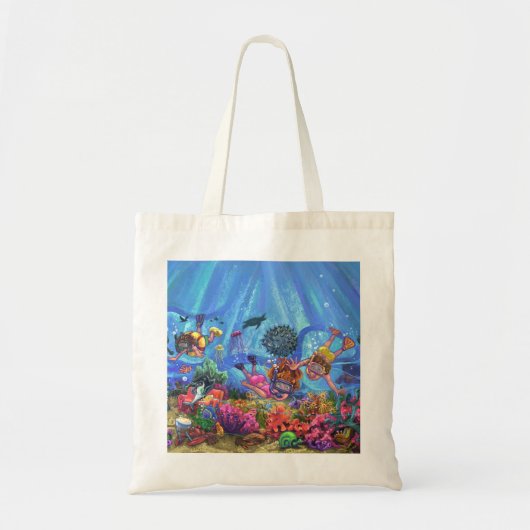 Onder het Zee Tote Bag (Voorkant)