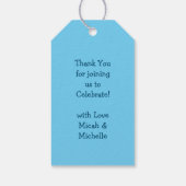 Onder het Zee Turtle Baby shower Cadeaulabel (Achterkant)