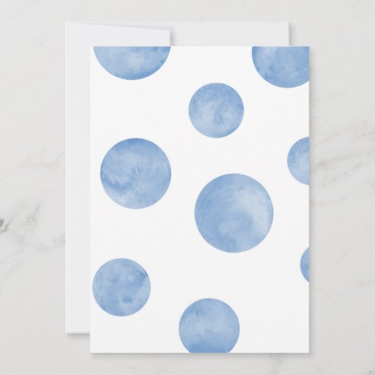 Onder het Zee Turtle Baby shower Kaart (Achterkant)