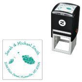 Onder het Zee Turtle Baby shower Zelfinktende Stempel (In situ)