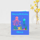 Onder het Zee vallen Kaart (Gele Bloem)