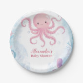 Onder het Zee vallen Papieren Bordje (Voorkant)