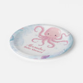 Onder het Zee vallen Papieren Bordje (Gekanteld)