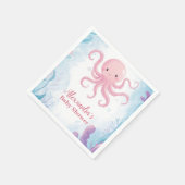 Onder het Zee vallen Servet (Hoek)