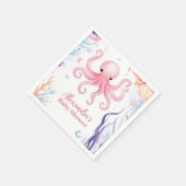 Onder het Zee vallen Servet (Hoek)