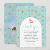 Onder het Zee Verjaardag foto Dank u Kaart (Voorkant / Achterkant)