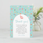 Onder het Zee Verjaardag foto Dank u Kaart (Staand voorkant)