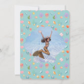 Onder het Zee Verjaardag foto Dank u Kaart (Achterkant)