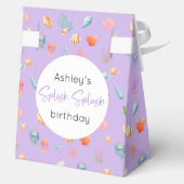 Onder het Zee Verjaardag gunstvakken Bedankdoosjes (Achterkant)