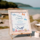 Onder het Zee Verjaardag Tijd Capsule teken Poster