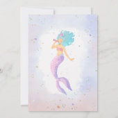 Onder het Zee Verjaardag Uitnodiging Printable (Achterkant)