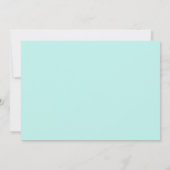 Onder het Zee Verjaardag Uitnodiging Zeemeermin Pa (Achterkant)