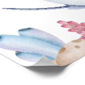 Onder het Zee Verjaardag Welkomstbord, Zee teken Poster (Hoek)