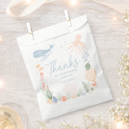 Onder het Zee Verjaardags Bedankt voor schellebrat Bedankzakje