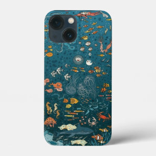 Onder het Zee verjaardagscadeau, Ocean Animals Case-Mate iPhone Case