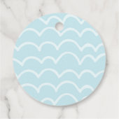 Onder het Zee verjaardagsfeest cadeau gunsten Bedankjes Labels (Achterkant)