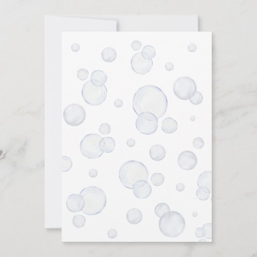 Onder het Zee verjaardagsfeestje bedankje Kaart (Achterkant)