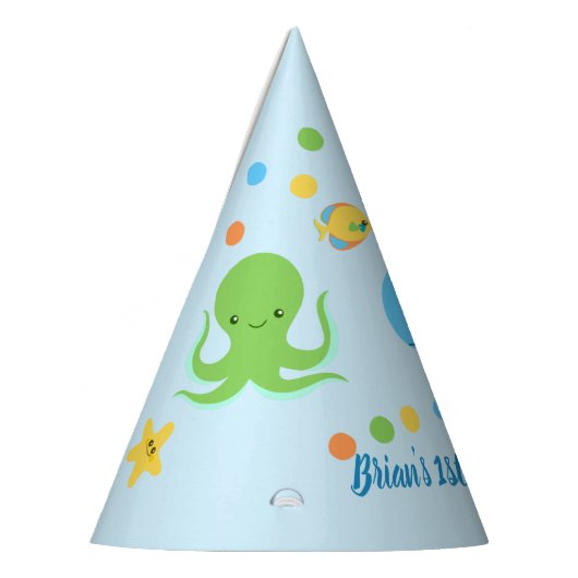 Onder het Zee verjaardagsfeestje Pet Feesthoedjes (Links)