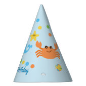 Onder het Zee verjaardagsfeestje Pet Feesthoedjes (Rechts)