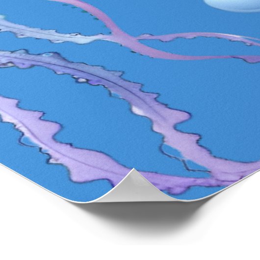 Onder het Zee Verjaardagsfeestje Welkom Poster (Hoek)