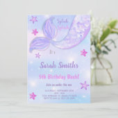 Onder het Zee Verjaardagsfeestuitnodigingen Kaart (Staand voorkant)