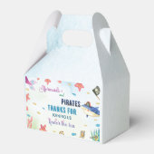 Onder het Zee verjaardagsgunst box Bedankdoosjes (Achterkant)