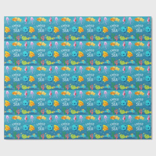 Onder het Zee Verpakking papier (Vlak)