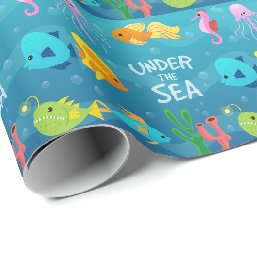 Onder het Zee Verpakking papier (Rol Hoek)