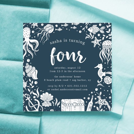 Onder het Zee | Vierde uitnodiging op feestdag