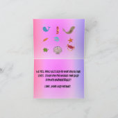 Onder het Zee vieren: een baby verwelkomen Bedankkaart (Binnen)