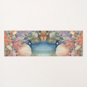 Onder het Zee visschelpen Yogamat (Achterkant (horizontaal))