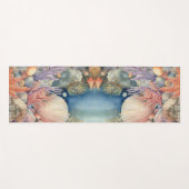 Onder het Zee visschelpen Yogamat (Voorkant (horizontaal))