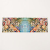 Onder het Zee visschelpen Yogamat (Voorkant (horizontaal))