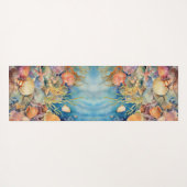 Onder het Zee visschelpen Yogamat (Achterkant (horizontaal))