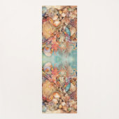 Onder het Zee visschelpen Yogamat (Voorkant)