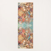 Onder het Zee visschelpen Yogamat (Achterkant)