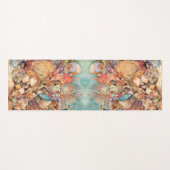 Onder het Zee visschelpen Yogamat (Voorkant (horizontaal))