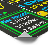 Onder het zee voor de eerste verjaardag van het bo poster (Hoek)