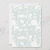 Onder het Zee Vriendenpatroon Kaart (Achterkant)