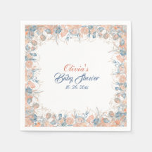 Onder het Zee Waterverf Baby shower