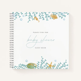 Onder het Zee Waterverf Nautical Guest Book Notitieboek