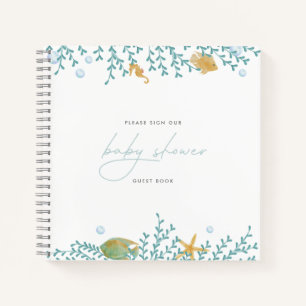 Onder het Zee Waterverf Nautical Guest Book Notitieboek