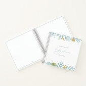 Onder het Zee Waterverf Nautical Guest Book Notitieboek (Binnen)