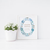 Onder het Zee Waterverf Nautical Raffle Sign Poster