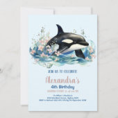 Onder het Zee Waterverf Verjaardag Kaart (Voorkant)